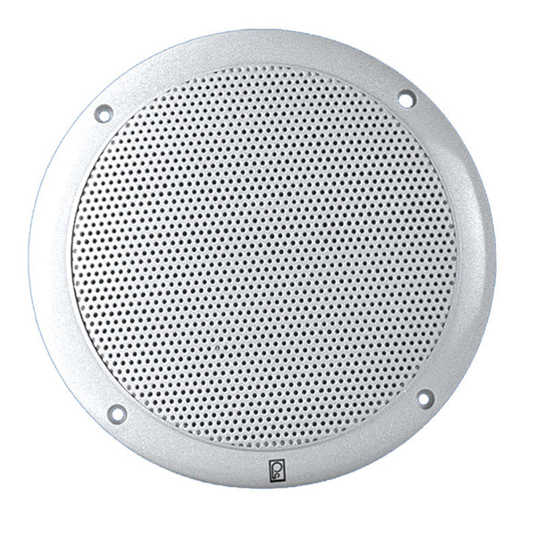Poly-Planar 4" 2-Way Coax Integral Grill Marine Speaker - (Pair) White [MA4054W]