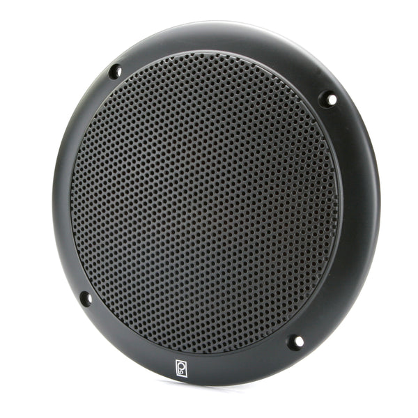 Poly-Planar 5" 2-Way Coax-Integral Grill Speaker - (Pair) Black [MA4055B]