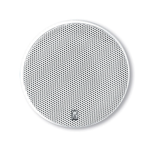 Poly-Planar 5.25" Platinum Round Marine Speaker - (Pair) White [MA6500]