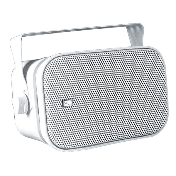 Poly-Planar MA800W Compact Box Speaker - (Pair) White [MA800W]
