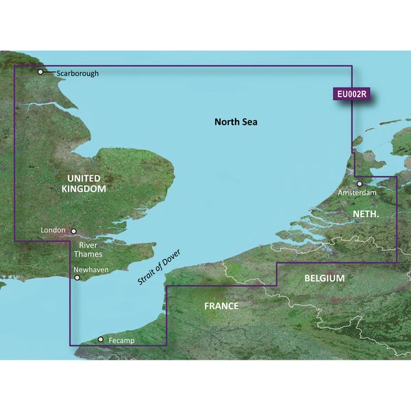 Garmin BlueChart g3 Vision HD - VEU002R - Dover to Amsterdam  England Southeast - microSD/SD [010-C0761-00]