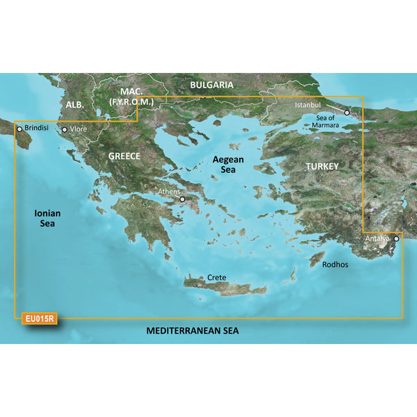 Garmin BlueChart g3 Vision HD - VEU015R - Aegean Sea  Sea of Marmara - microSD/SD [010-C0773-00]