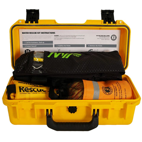 Mustang Water Rescue Kit w/MIT100/Rescue Stick/Throw Bag/Water Tight Case [MRK110]
