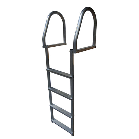 Dock Edge Aluminum 4-Step Eco Flip-Up Dock Ladder - Weld Free [2174-F]