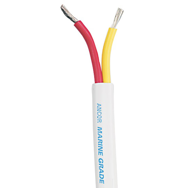 Ancor Safety Duplex Cable - 8/2 AWG - Red/Yellow - Flat - 500' [123950]
