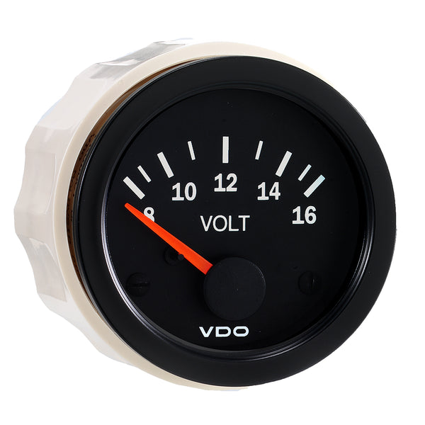 VDO Vision Black 12V Voltmeter [332-103]
