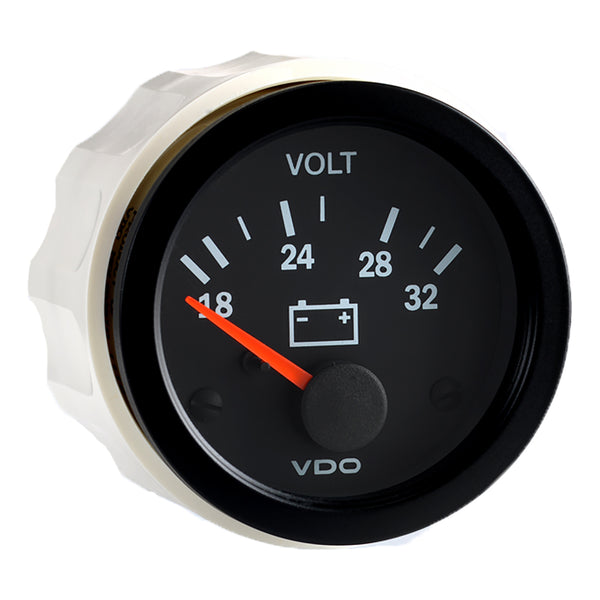 VDO Vision Black 24V Voltmeter [332-104]