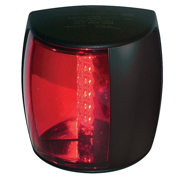 Hella Marine NaviLED PRO Port Navigation Lamp - 3nm - Red Lens/Black Housing [959900201]