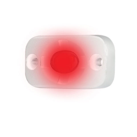 HEISE Marine Auxiliary Accent Lighting Pod - 1.5" x 3" - White/Red [HE-ML1R]