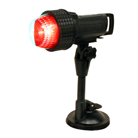 Aqua Signal Series 27 Compact LED Bi-Color Light w/Suction Cup, C-Clamp  Inflatable Adapter [27400-7]