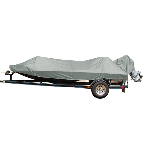 Carver Performance Poly-Guard Extra Wide Series Styled-to-Fit Boat Cover f/17.5 Jon Style Bass Boats - Grey [77817EP-10]