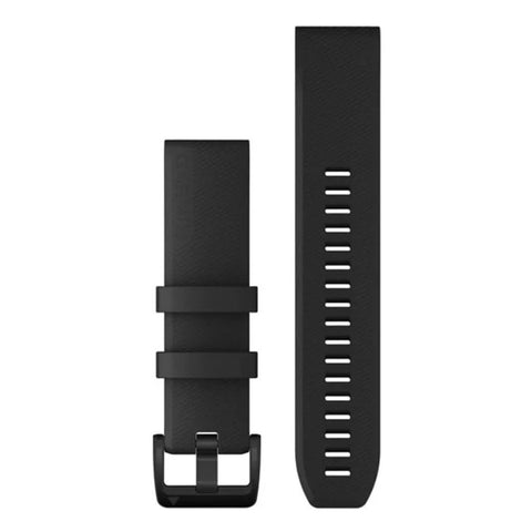 Garmin QuickFit 22 Watch Band - Black w/Black Stainless Steel Hardware [010-12901-00]