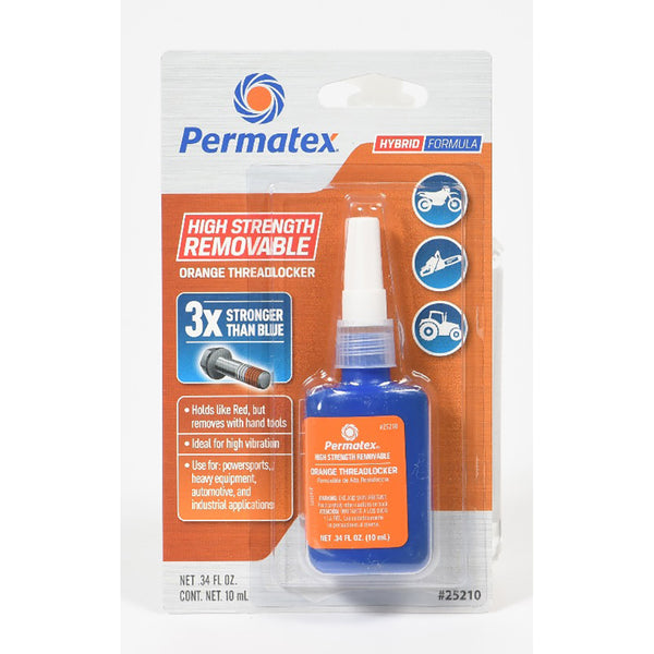 Permatex High Strength Removable Orange Threadlocker [25210]