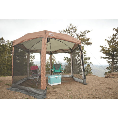 Coleman Shelter 12 x 10 Back Home Screened Canopy Sun Shelter w/Instant Setup [2000035990]