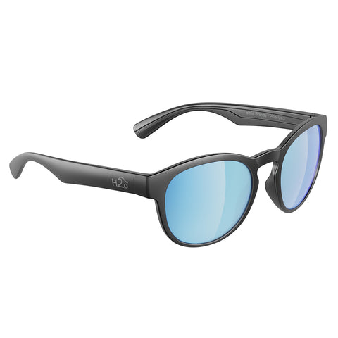 H2Optix Caladesi Sunglasses Matt Gun Metal, Grey Blue Flash Mirror Lens Cat. 3 - AR Coating [H2041]