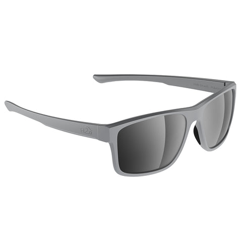 H2Optix Coronado Sunglasses Matt Grey, Grey Silver Flash Mirror Lens Cat. 3 - AR Coating [H2031]