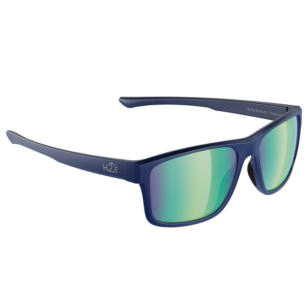 H2Optix Coronado Sunglasses Navy-Matte, Green Flash Mirror Lens Cat. 3 - AR Coating [H2033]